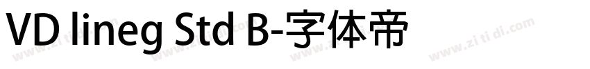 VD lineg Std B字体转换